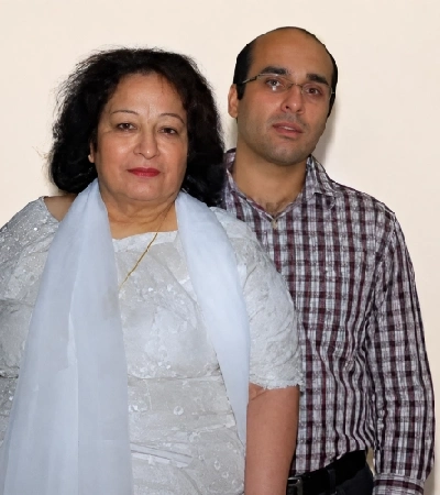 Tushar With His Mom